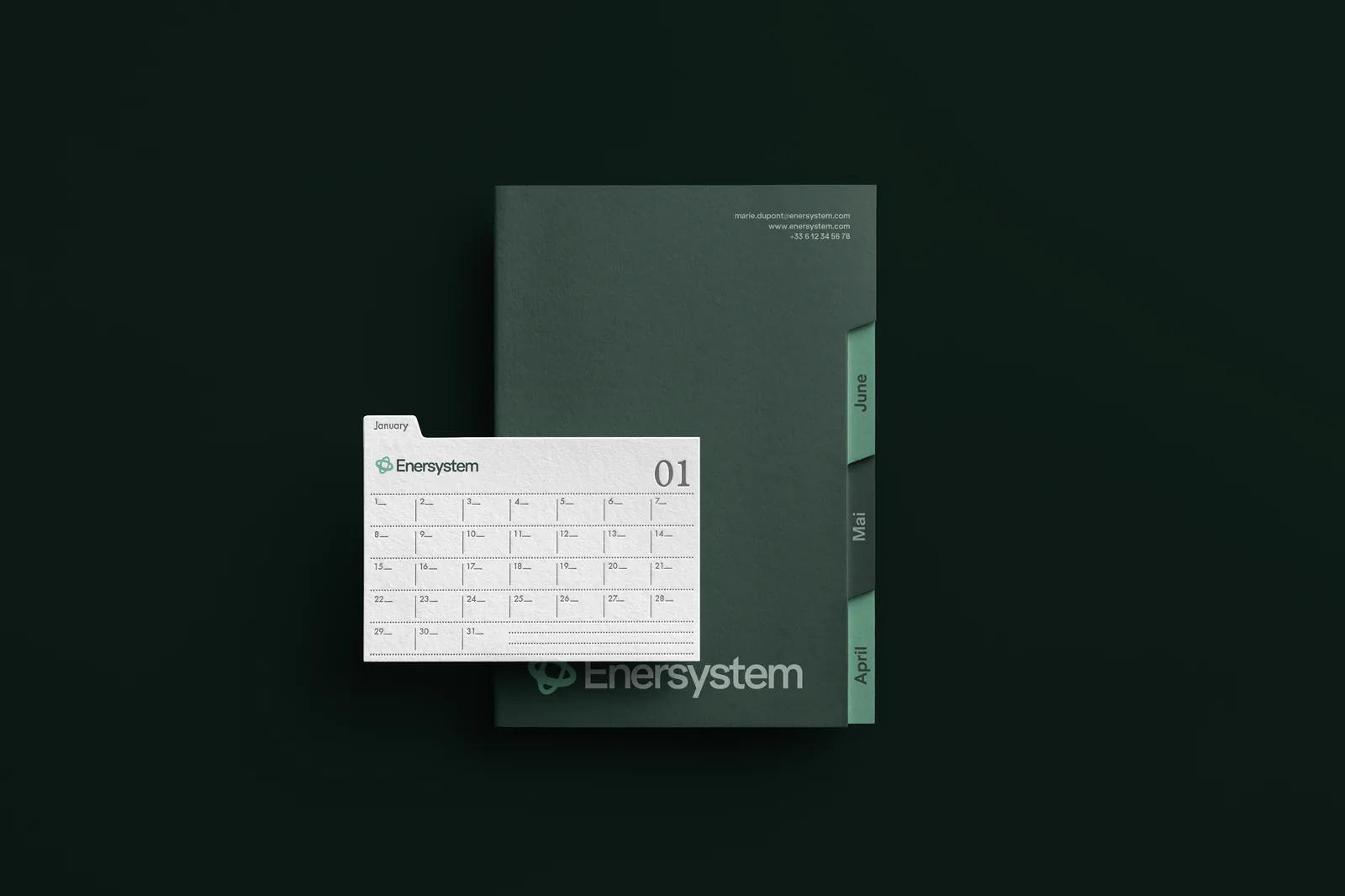 Enersystem brand identity — selected work 3